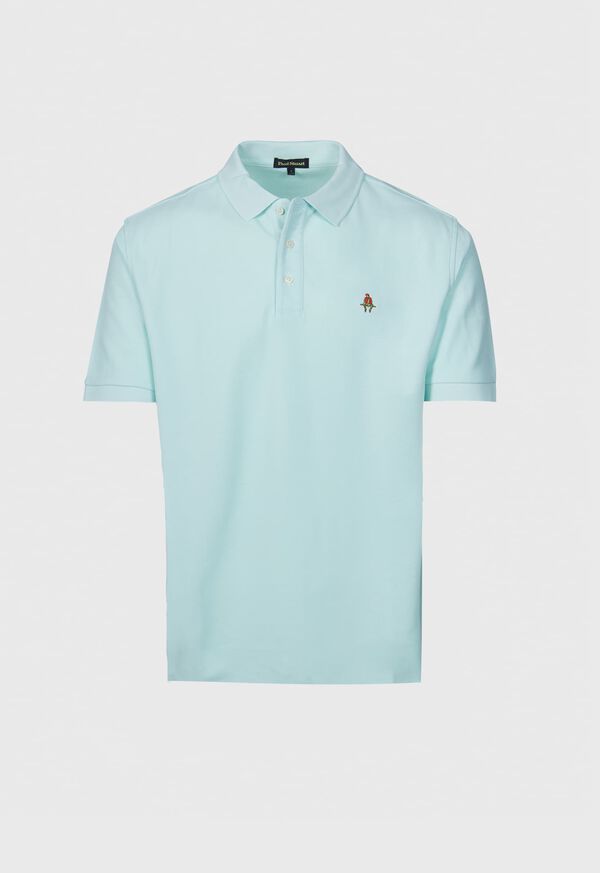 Paul Stuart Cotton Piqué Logo Mint | NZ_PAUL47506