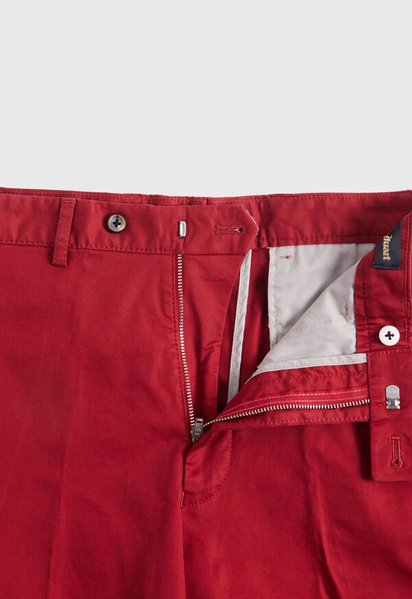 Paul Stuart Cotton Twill Bermuda Red | NZ_PAUL20003