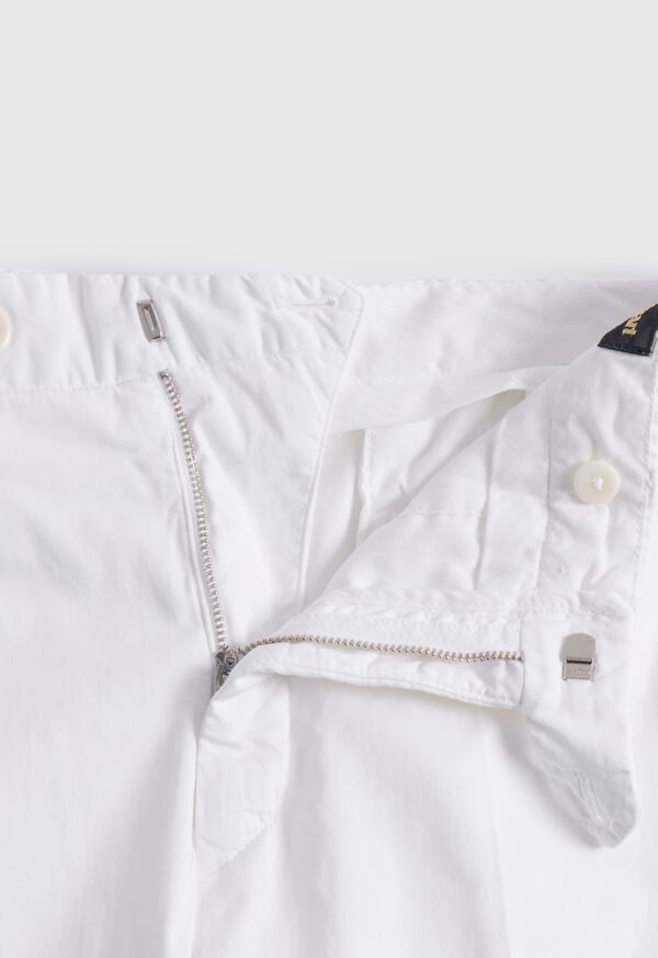 Paul Stuart Cotton & Silk Garment Dyed White | NZ_PAUL58696