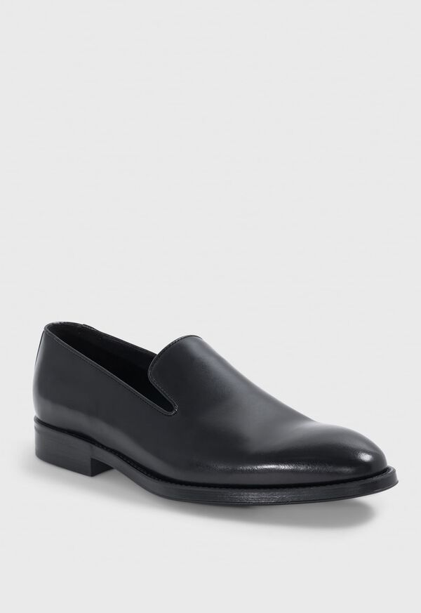 Paul Stuart Crest Leather Black | NZ_PAUL14487