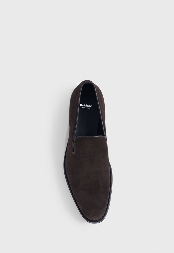 Paul Stuart Crest Suede Venetian Dark Brown | NZ_PAUL89354