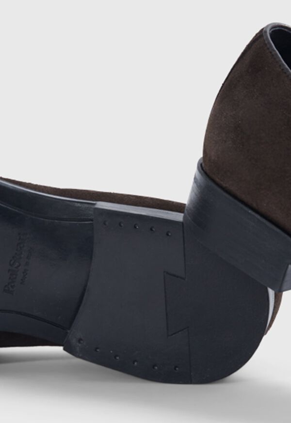 Paul Stuart Crest Suede Venetian Dark Brown | NZ_PAUL89354