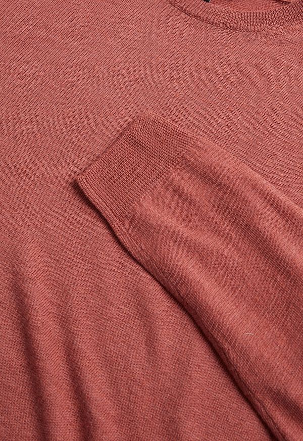 Paul Stuart Crewneck Rose | NZ_PAUL35099
