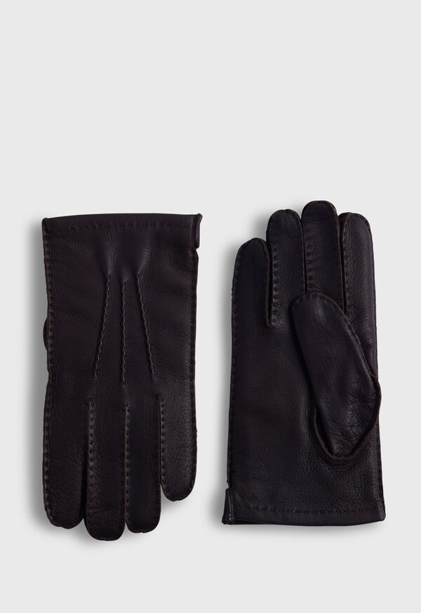 Paul Stuart Deerskin Glove Dark Brown | NZ_PAUL80565