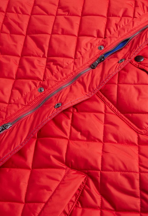 Paul Stuart Diamond Quilted Red | NZ_PAUL52788