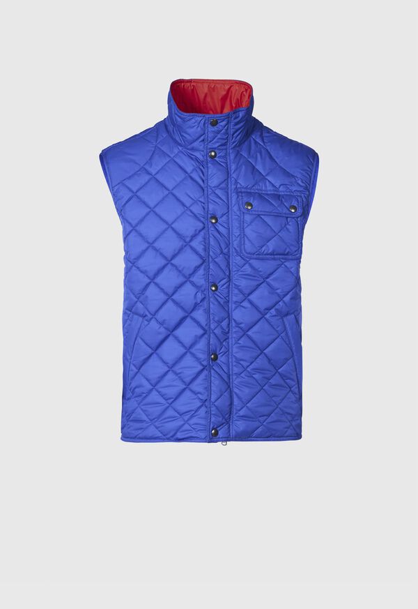 Paul Stuart Diamond Quilted Royal Blue | NZ_PAUL68774
