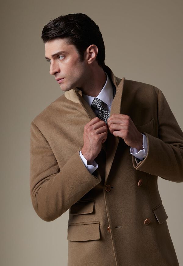 Paul Stuart Double Breasted Cashmere Brown | NZ_PAUL92032