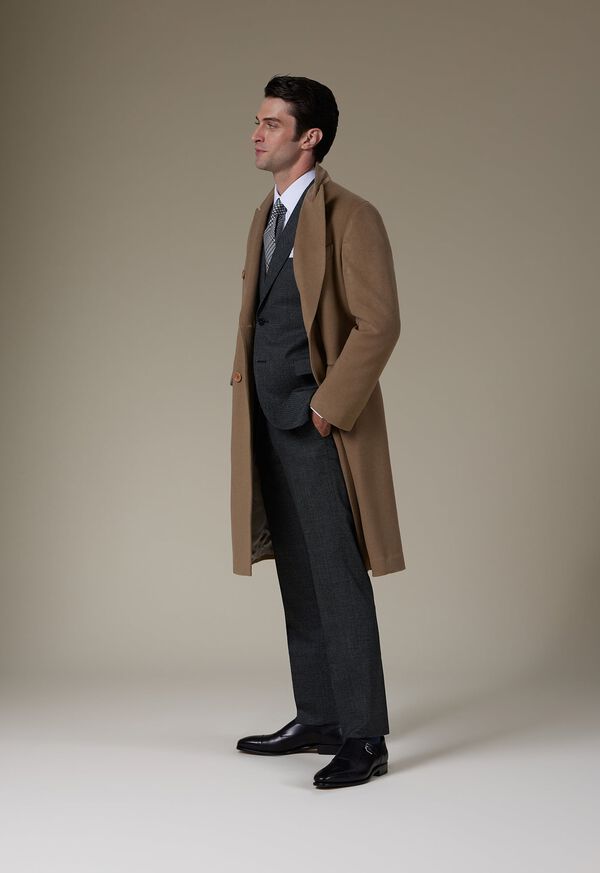 Paul Stuart Double Breasted Cashmere Brown | NZ_PAUL92032