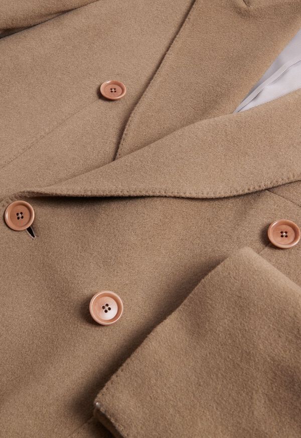 Paul Stuart Double Breasted Cashmere Brown | NZ_PAUL92032