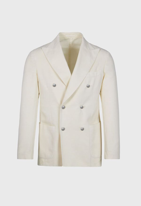 Paul Stuart Double Breasted Summer White | NZ_PAUL28741