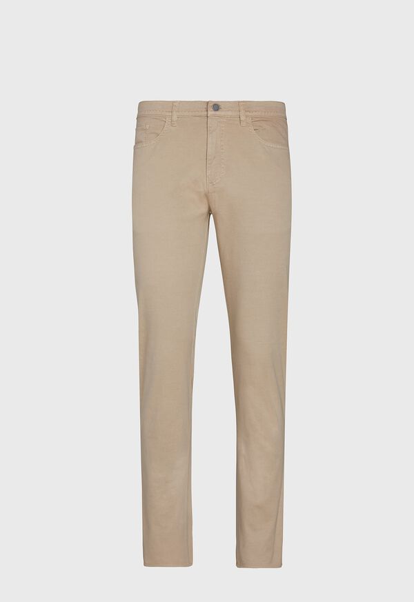 Paul Stuart Five Pocket Pima Cotton Khaki | NZ_PAUL31063