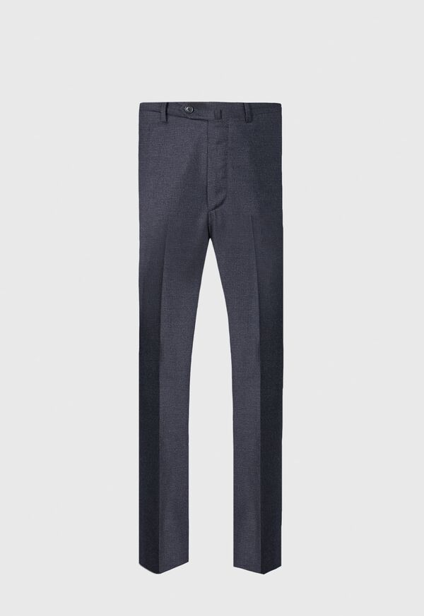 Paul Stuart Flannel Finish Mini Check Suit Grey | NZ_PAUL32268