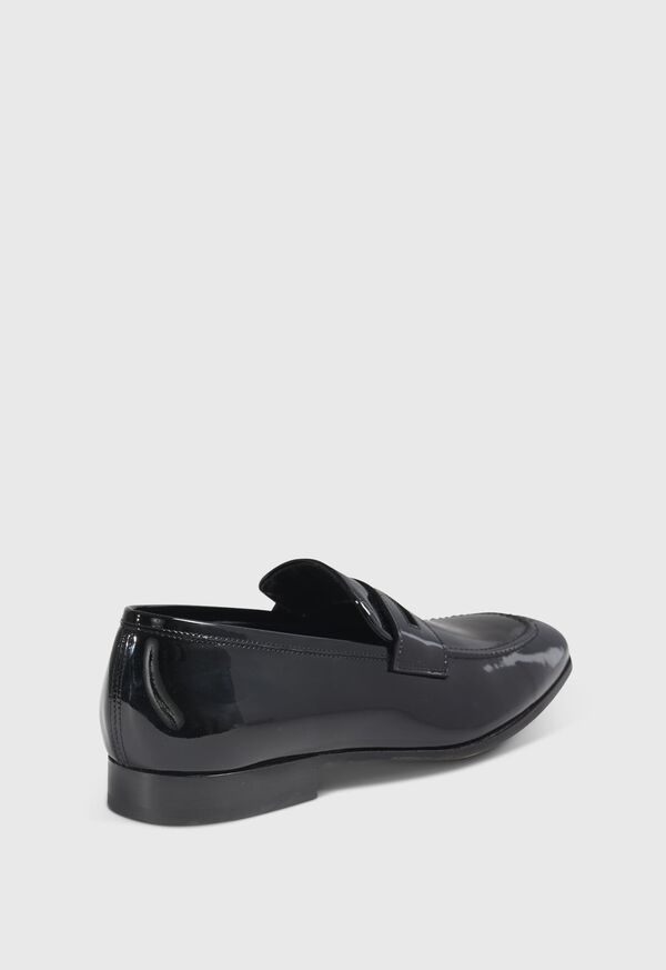 Paul Stuart Garrett Penny Moc Patent Black | NZ_PAUL43740