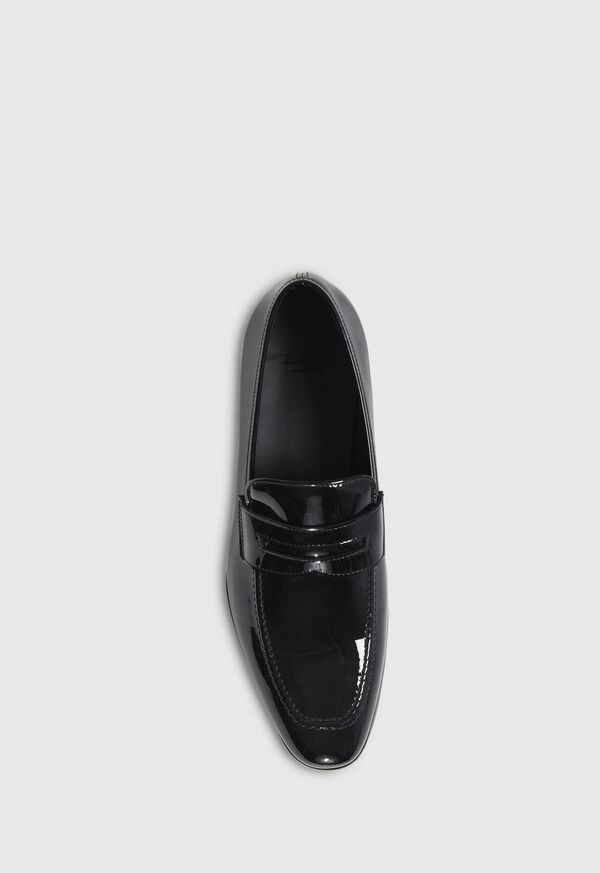 Paul Stuart Garrett Penny Moc Patent Black | NZ_PAUL43740