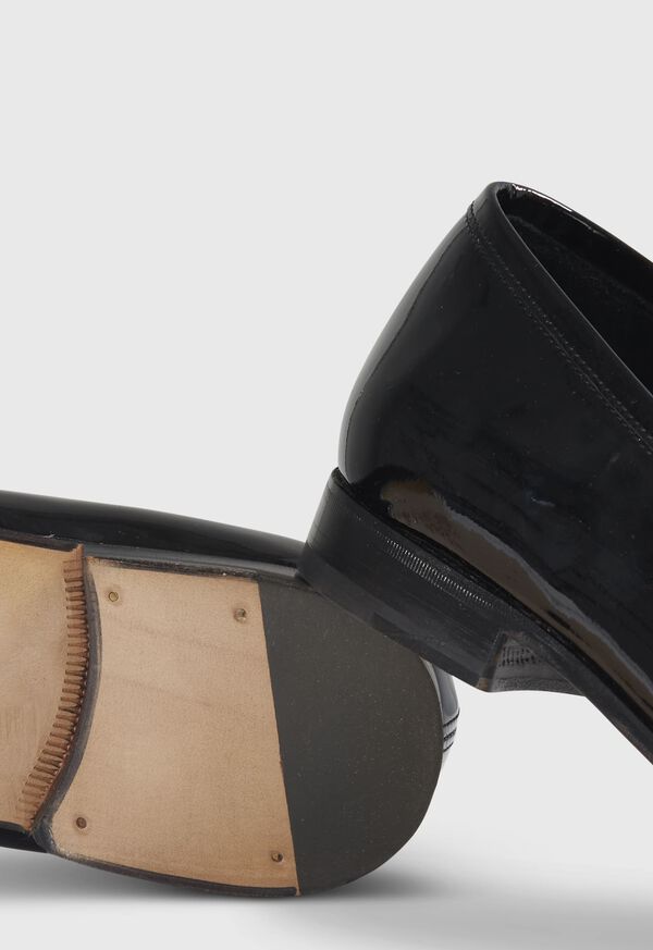 Paul Stuart Garrett Penny Moc Patent Black | NZ_PAUL43740