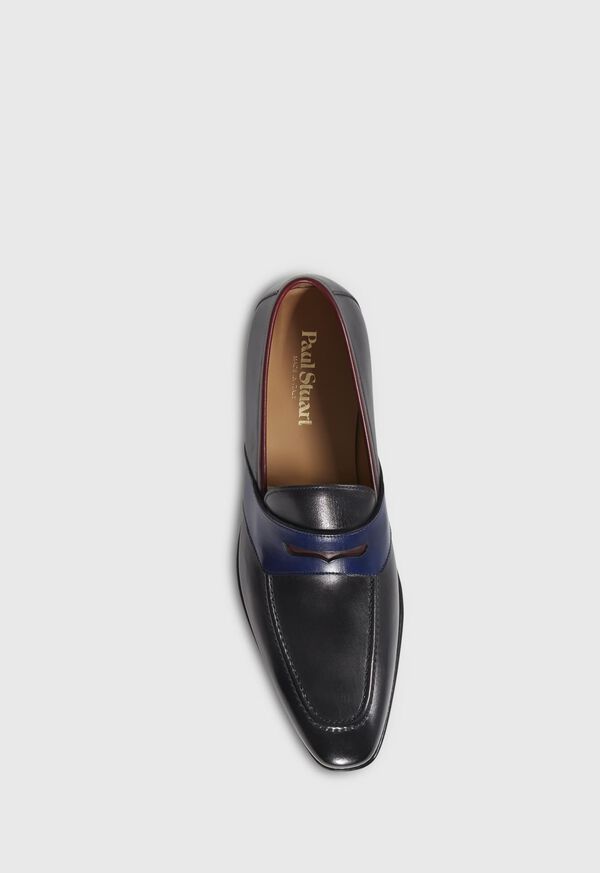 Paul Stuart Georgetown Leather Penny Black | NZ_PAUL69840