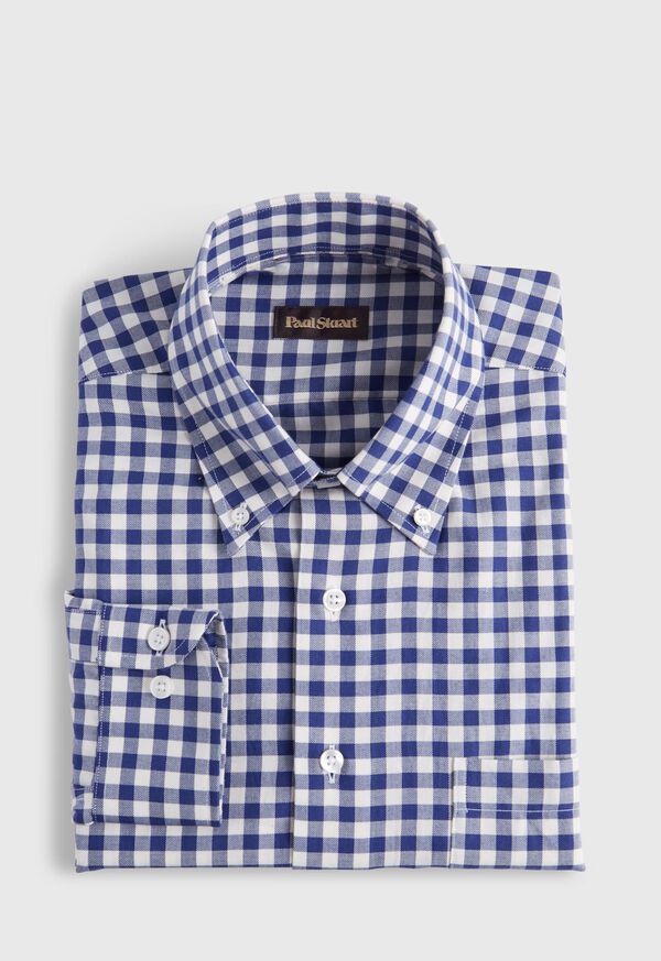 Paul Stuart Gingham Flannel Navy | NZ_PAUL96879