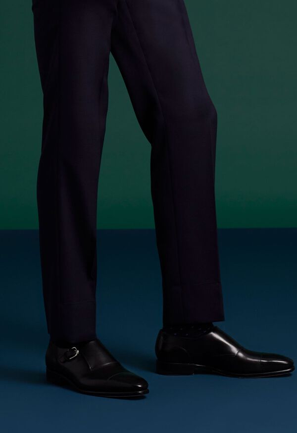 Paul Stuart Giordano Leather Black | NZ_PAUL77611