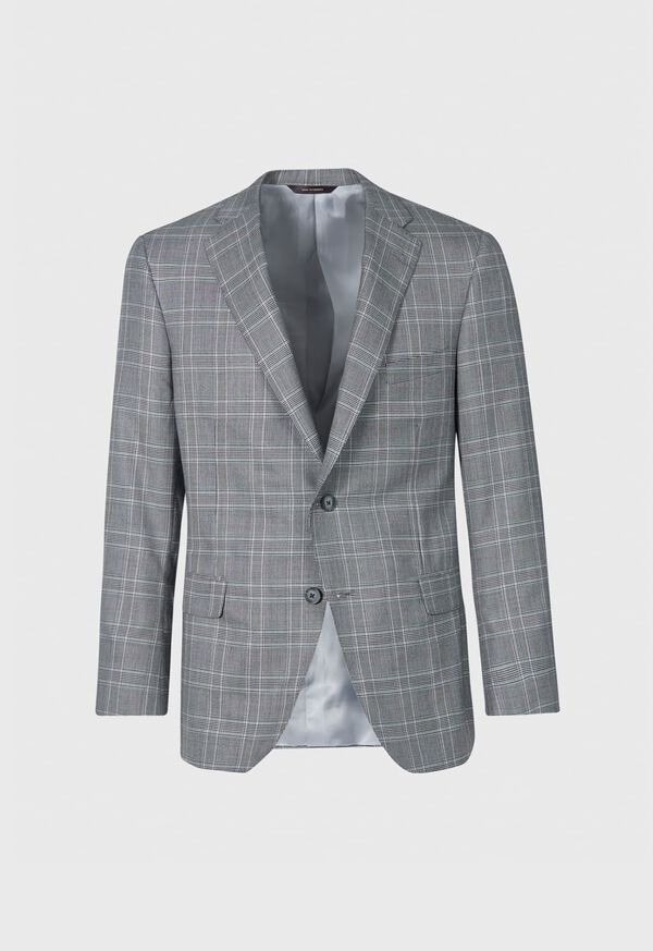 Paul Stuart Glen Plaid Cashmere Paul Black / White / Navy | NZ_PAUL19108