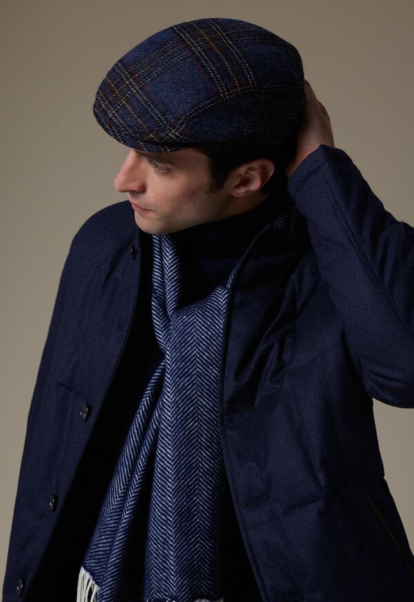 Paul Stuart Glen Plaid Ivy Cap Green | NZ_PAUL43834