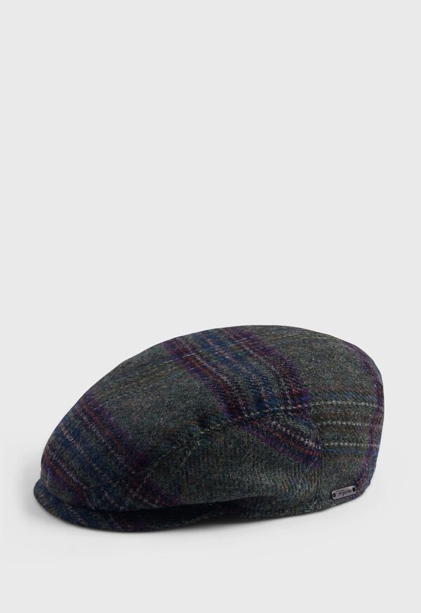 Paul Stuart Glen Plaid Ivy Cap Green | NZ_PAUL43834