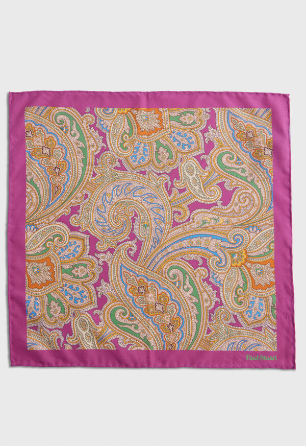 Paul Stuart Habotai Silk Summer Paisley Multicolor | NZ_PAUL60599