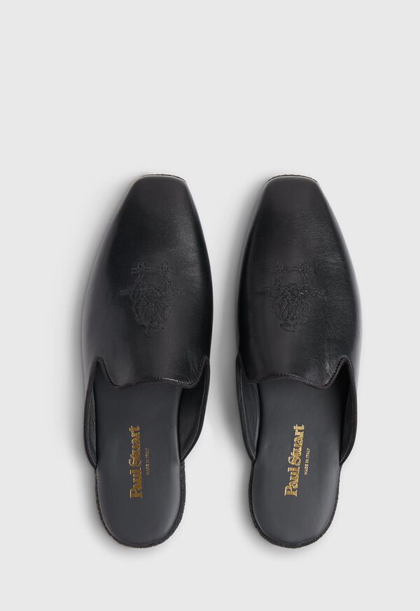 Paul Stuart Hamilton II Leather Slip-On Black | NZ_PAUL43589