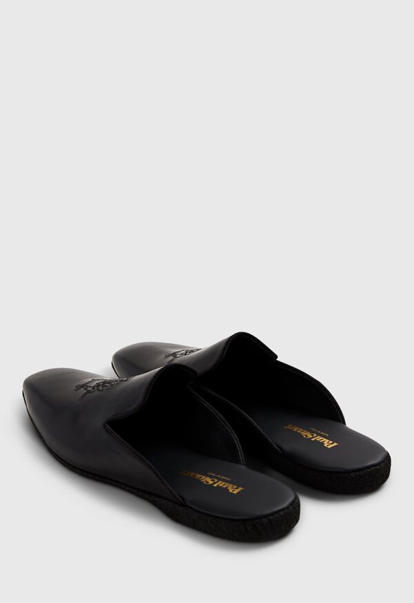 Paul Stuart Hamilton II Leather Slip-On Black | NZ_PAUL43589