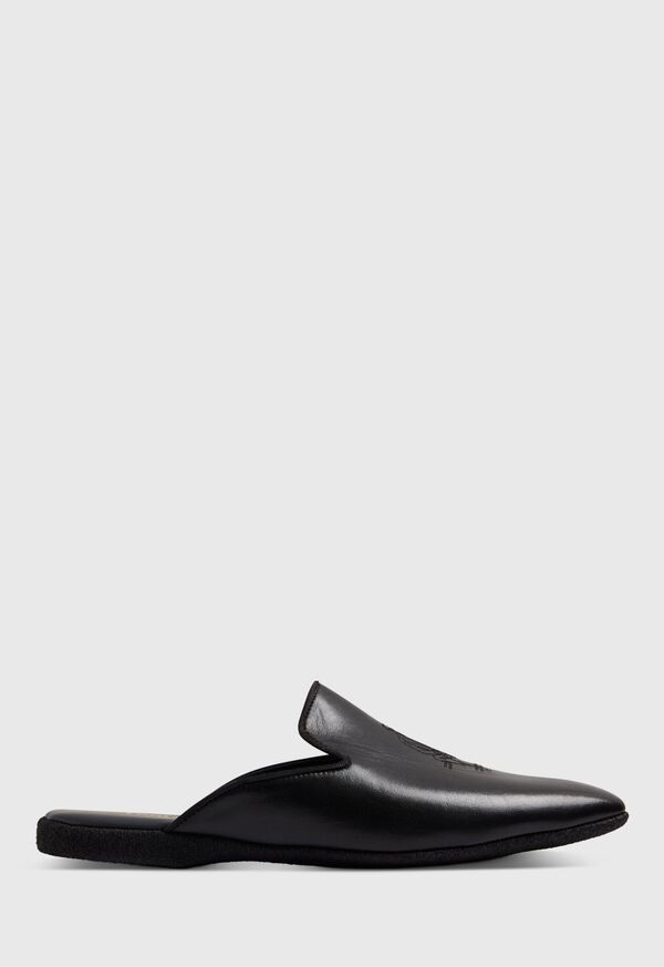 Paul Stuart Hamilton II Leather Slip-On Black | NZ_PAUL43589