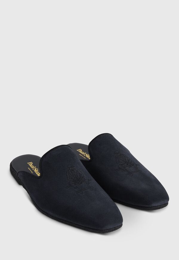 Paul Stuart Hamilton Suede Slip-On Blue | NZ_PAUL13849