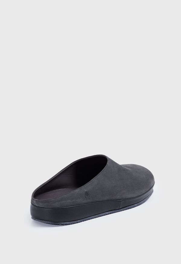 Paul Stuart Hampton Suede Clog Grey | NZ_PAUL46346