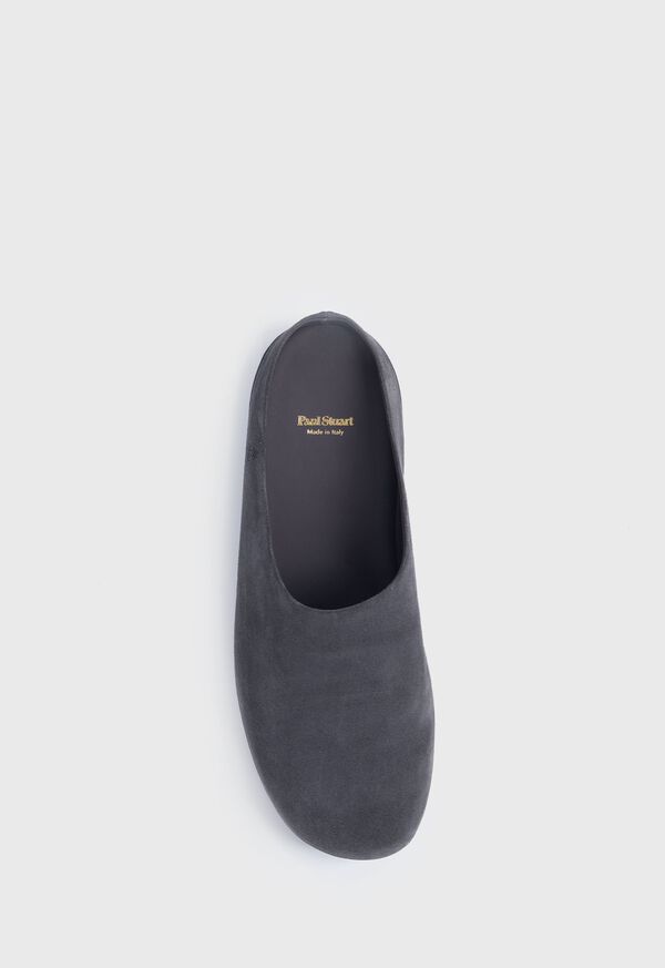 Paul Stuart Hampton Suede Clog Grey | NZ_PAUL46346