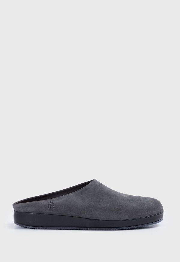 Paul Stuart Hampton Suede Clog Grey | NZ_PAUL46346