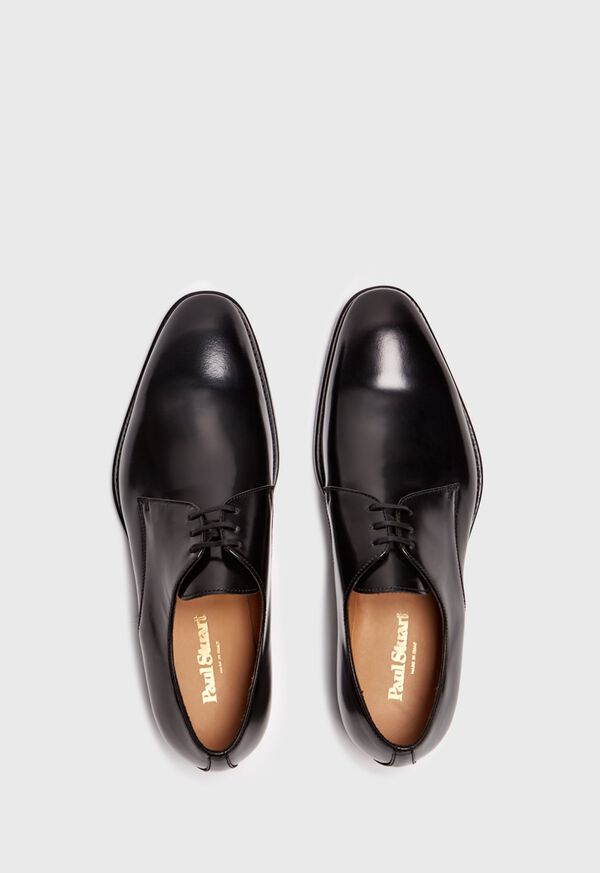 Paul Stuart Hancock Plain Toe Blucher Black | NZ_PAUL32556