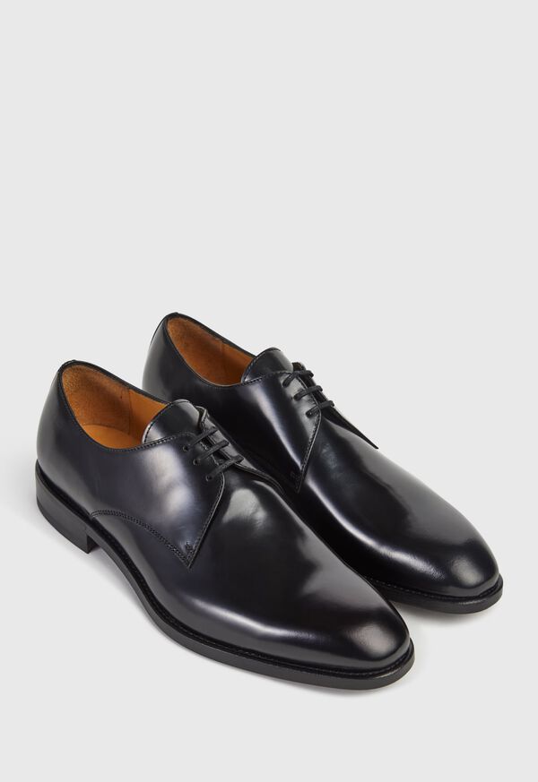 Paul Stuart Hancock Plain Toe Blucher Black | NZ_PAUL32556