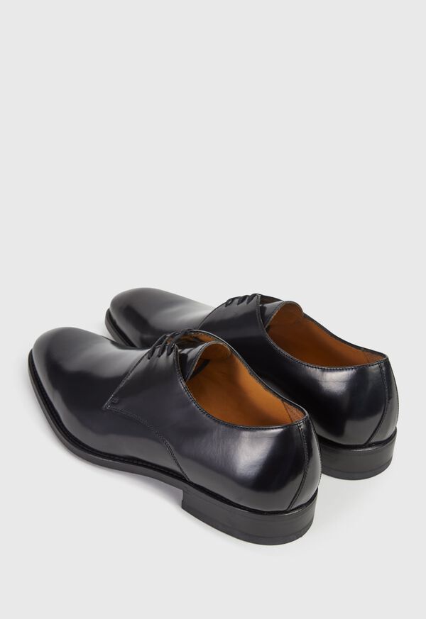 Paul Stuart Hancock Plain Toe Blucher Black | NZ_PAUL32556