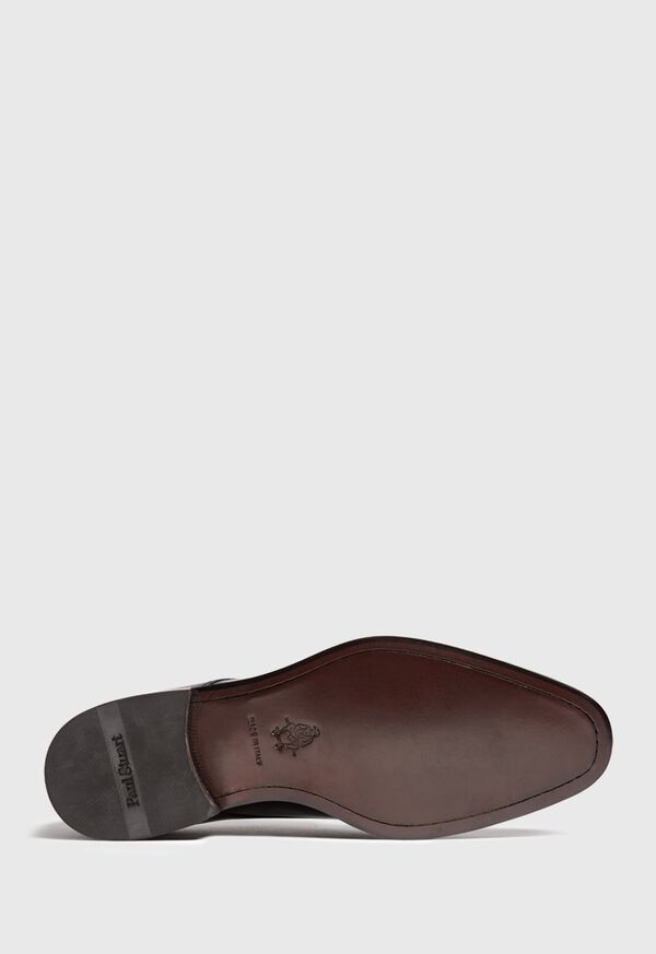 Paul Stuart Hancock Plain Toe Blucher Black | NZ_PAUL32556