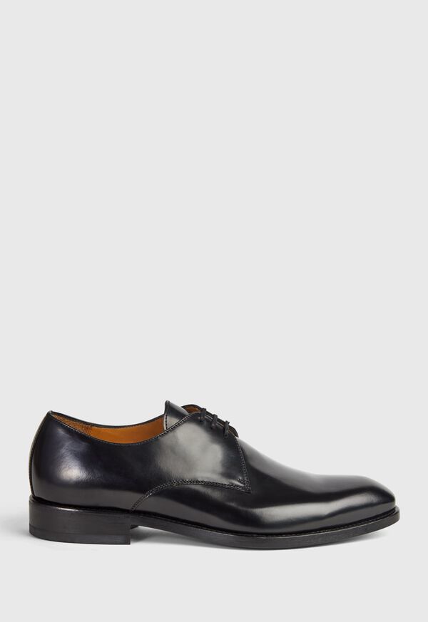 Paul Stuart Hancock Plain Toe Blucher Black | NZ_PAUL32556