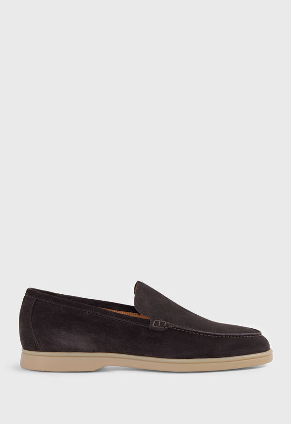 Paul Stuart Harvey Suede Venetian Dark Brown | NZ_PAUL23855