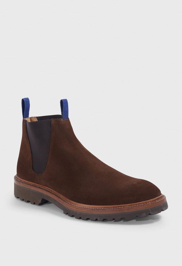 Paul Stuart Hastings Suede Low Chelsea Brown | NZ_PAUL96230