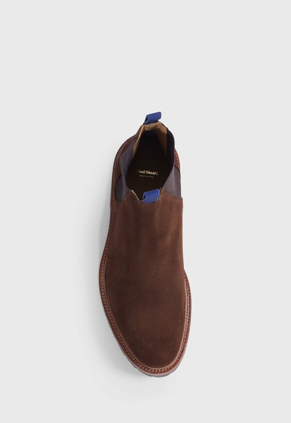 Paul Stuart Hastings Suede Low Chelsea Brown | NZ_PAUL96230