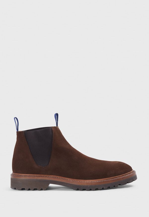 Paul Stuart Hastings Suede Low Chelsea Brown | NZ_PAUL96230