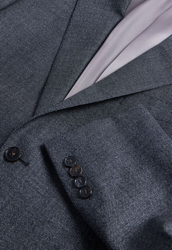 Paul Stuart Heather Nailhead Wool Andrew Grey | NZ_PAUL26148