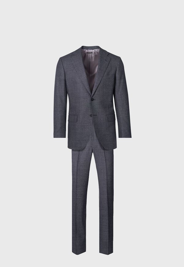 Paul Stuart Heather Nailhead Wool Andrew Grey | NZ_PAUL26148