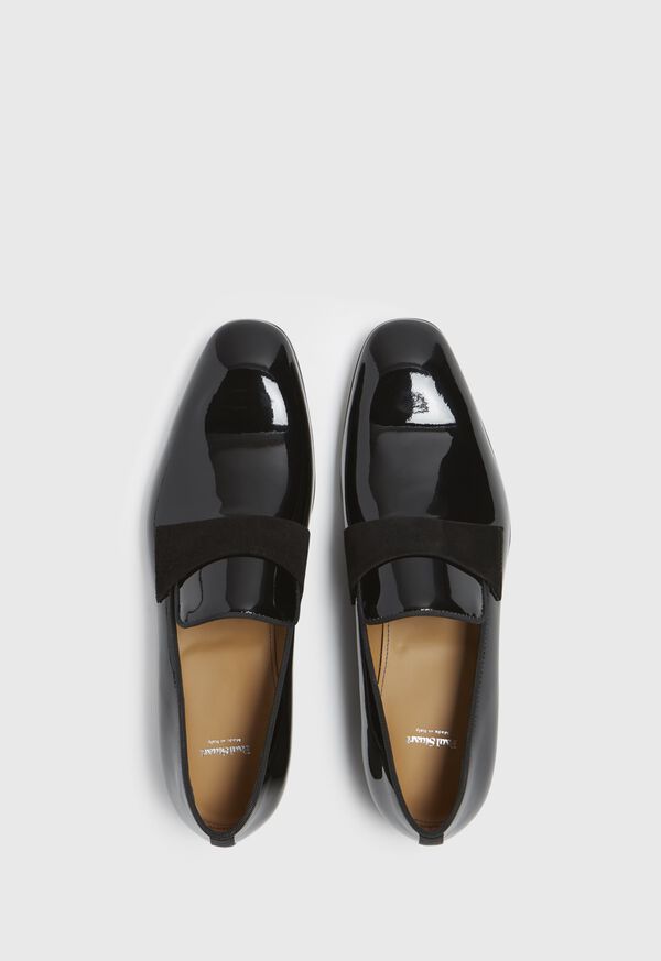 Paul Stuart Heron Patent Leather Formal Slip-On Black | NZ_PAUL31312