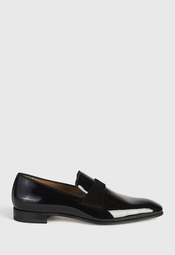 Paul Stuart Heron Patent Leather Formal Slip-On Black | NZ_PAUL31312