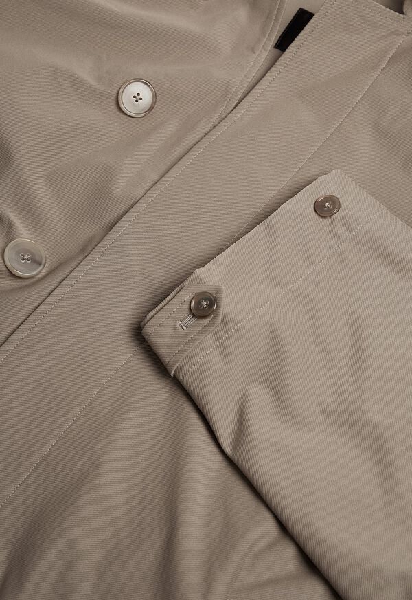 Paul Stuart High Tech Packable Raincoat Beige | NZ_PAUL95683