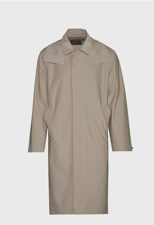 Paul Stuart High Tech Packable Raincoat Beige | NZ_PAUL95683