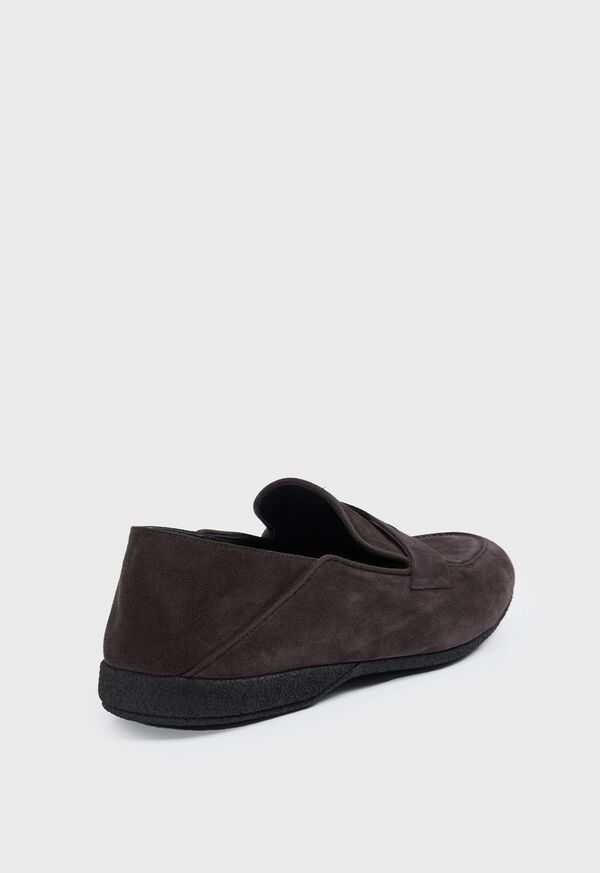 Paul Stuart Home Suede Dark Brown | NZ_PAUL91871