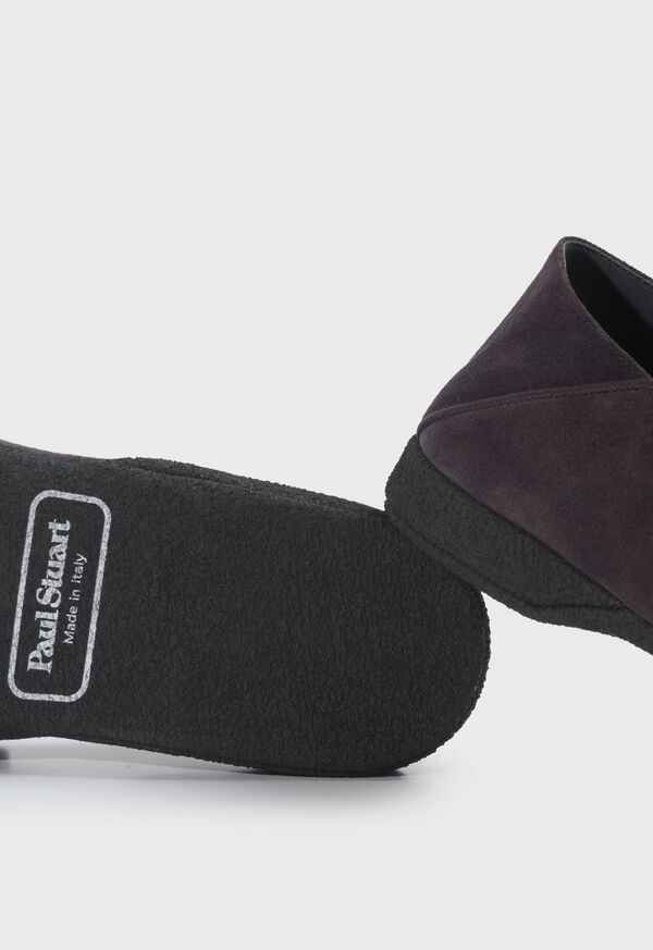 Paul Stuart Home Suede Dark Brown | NZ_PAUL91871